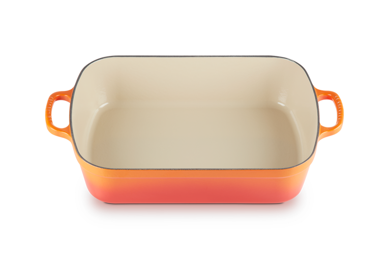 Cast iron top roast pan