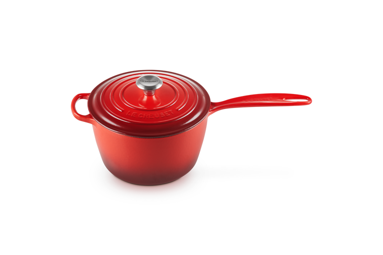 Cast sales iron saucepan