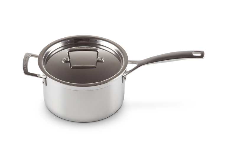 3 Ply Stainless Steel Saucepan With Lid Le Creuset Uk