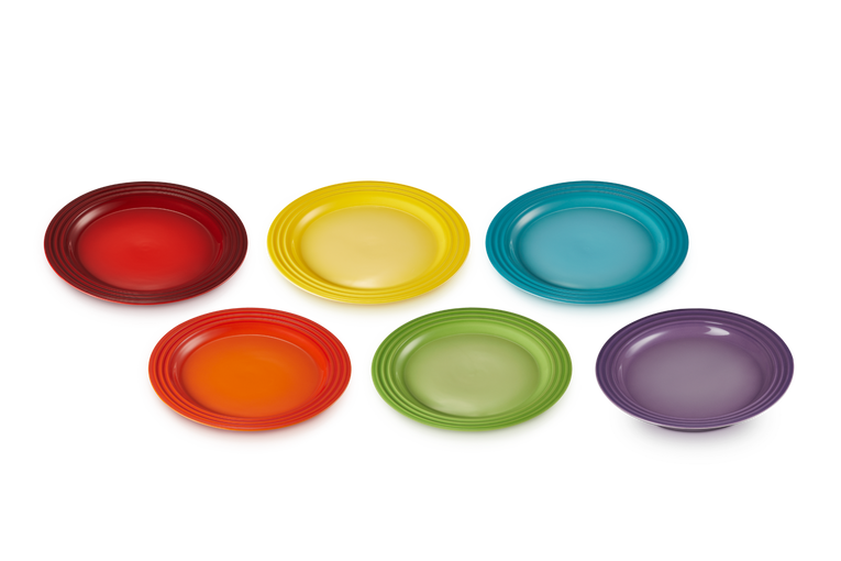 Rainbow dinner set top