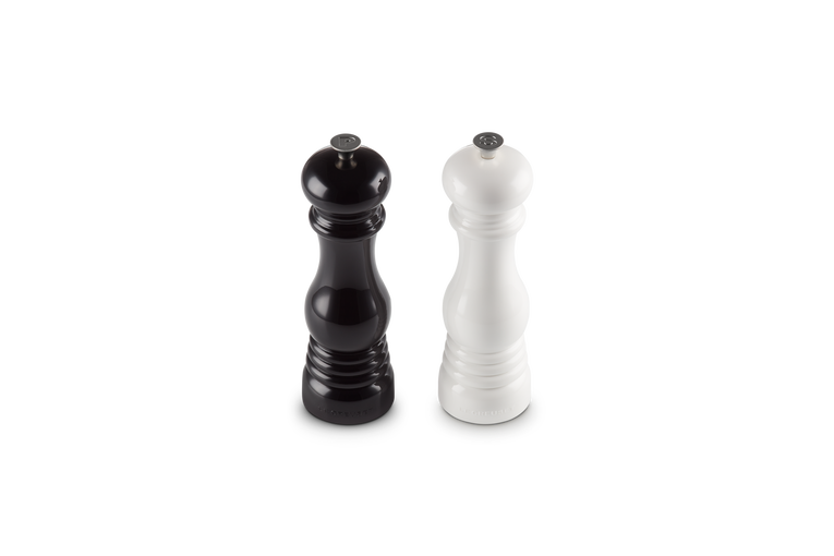 Le creuset salt and sales pepper shakers