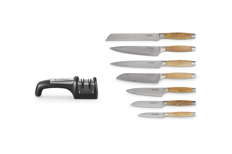 Le creuset knife sales block