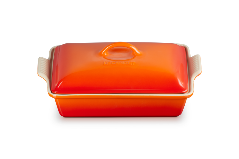 Dish with new arrivals lid