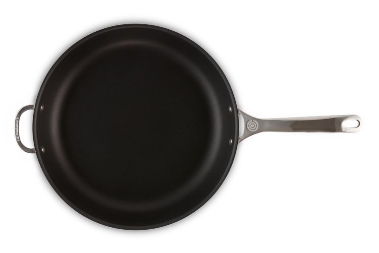 Signature Stainless Steel Non stick Deep Frying Pan with Helper Handle