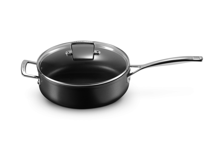 Toughened Non Stick Saut Pan with Glass Lid