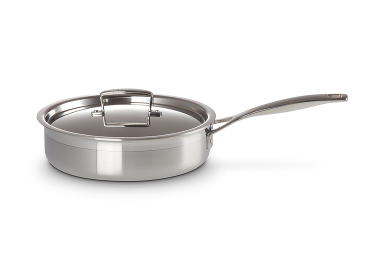 Large stainless on sale steel saute pan