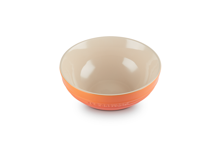 Round outlet serving bowl