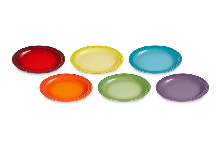 Rainbow dinnerware shop
