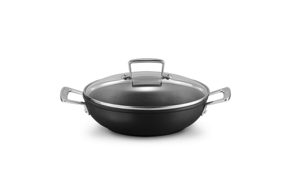 Toughened Non-Stick Shallow Casserole with Glass Lid