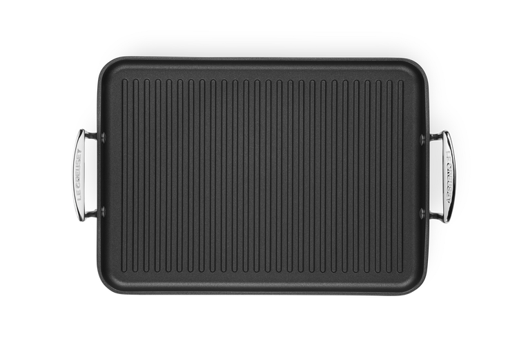 Toughened Non Stick Ribbed Rectangular Grill Le Creuset UK