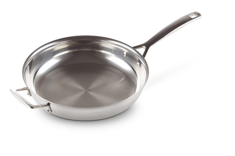 Stainless steel top wok pan