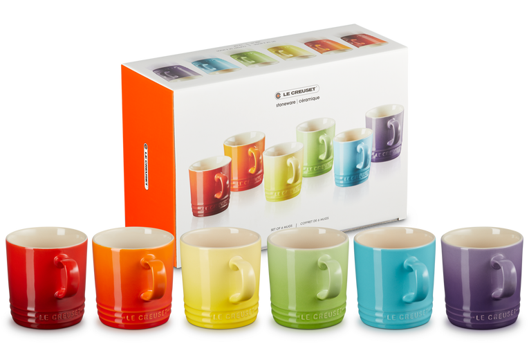 Stoneware Rainbow Set of 6 Mugs Le Creuset UK