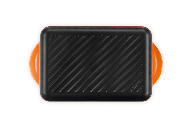 Cast iron rectangular griddle outlet