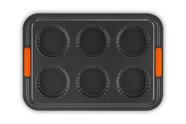 6 Cup Fluted Tart Tin Tray