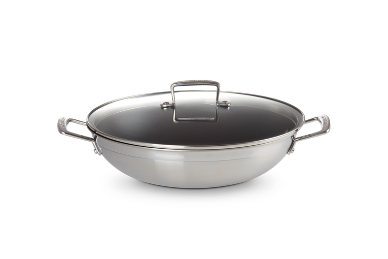 Non stick hotsell wok with lid
