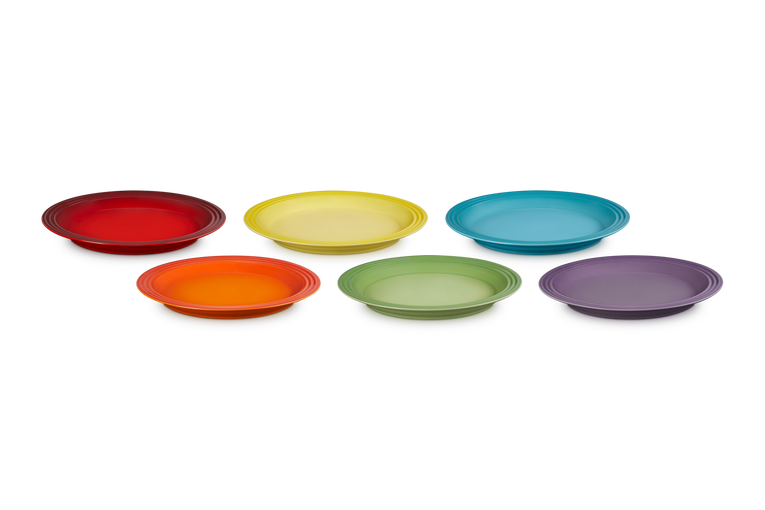 Rainbow dish set top