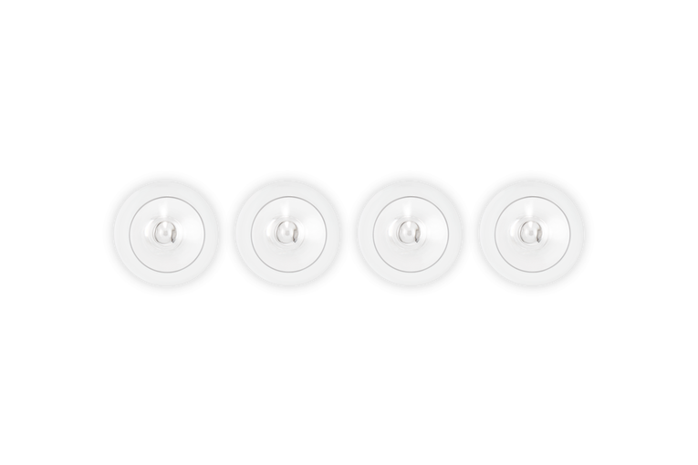 Set of 4 White Wine Glasses