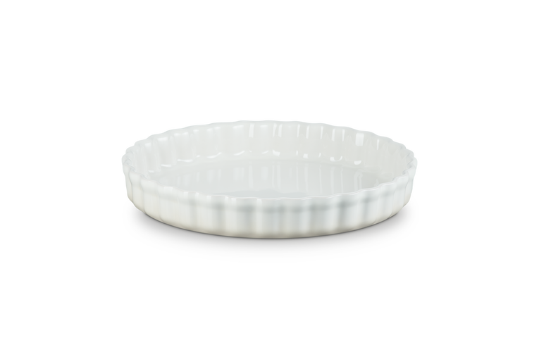 Stoneware Fluted Flan Dish