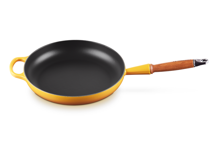 Cast Iron Frying Pan with Wooden Handle Le Creuset UK