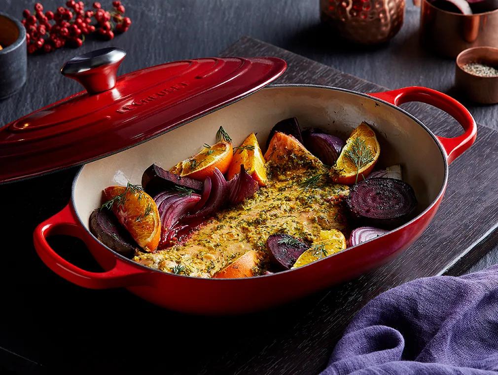 Flavour Revival Side of Roasted Salmon with Orange, Beetroot & Red Onion