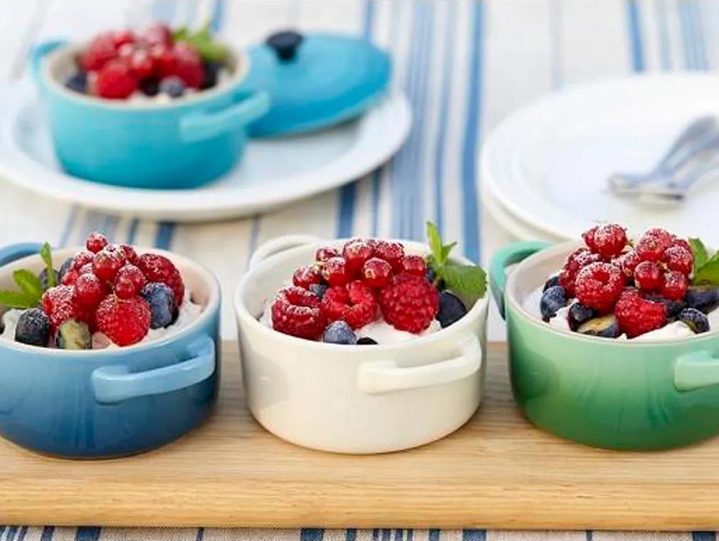Summer Berry Tiramisu Pots