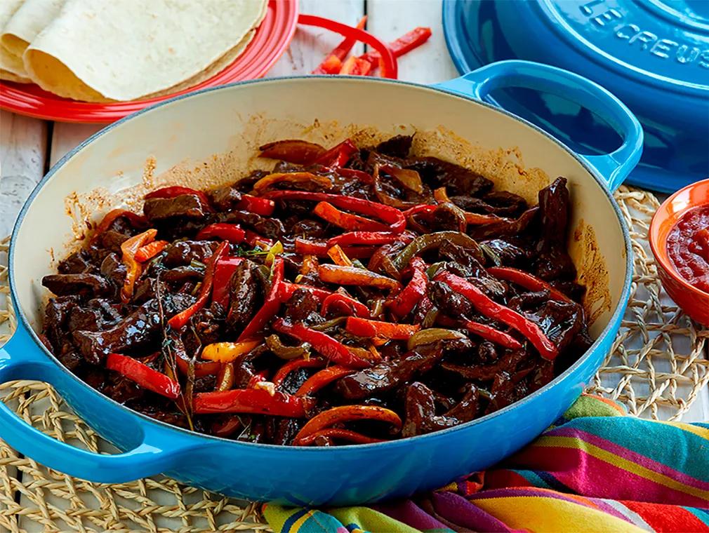 Caribbean Pepper Steak Fajitas by Original Flava