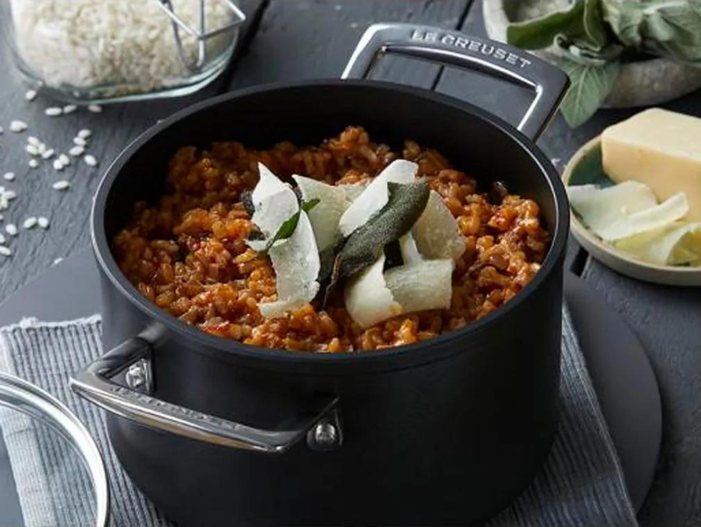 Butternut Squash and Sage Risotto with Pancetta