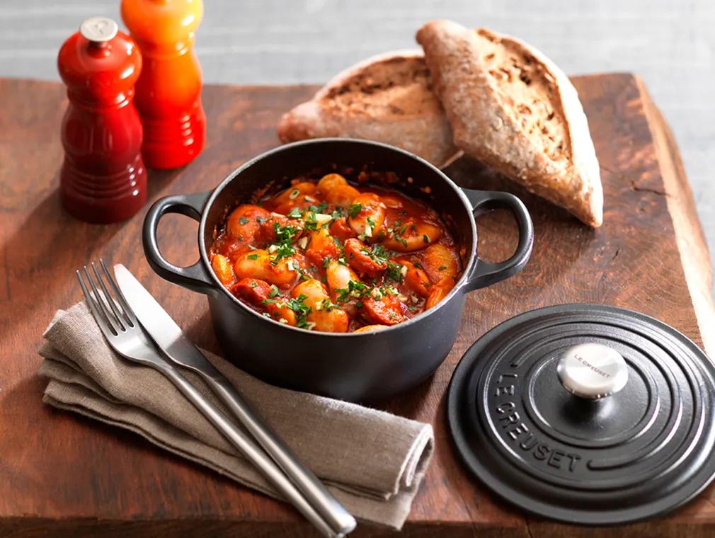 Chorizo, Garlic and Butter Bean Stew