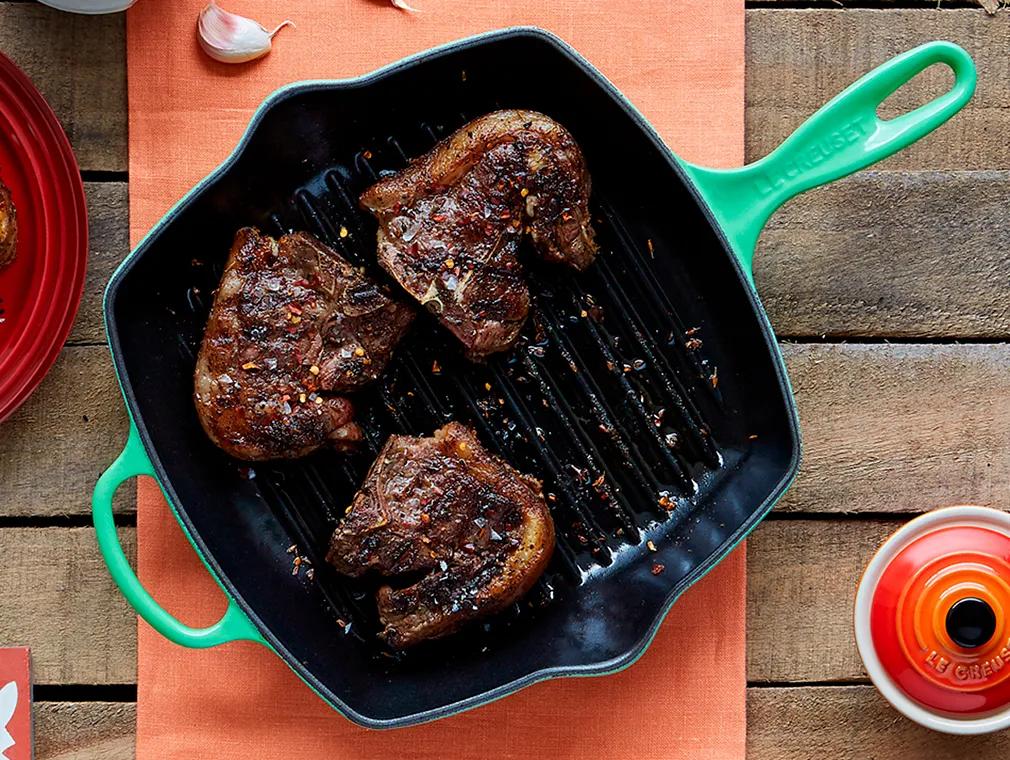 Souk Spiced Lamb Cutlets with Yoghurt and Tamarind Drizzle