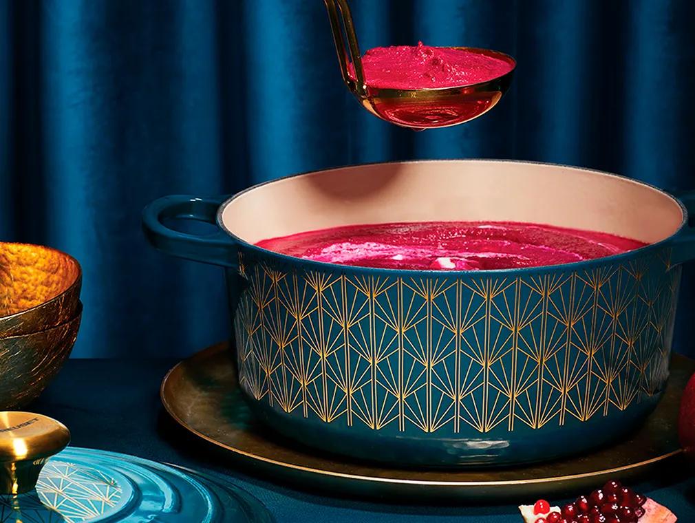 Beetroot Soup with Crème Fraîche