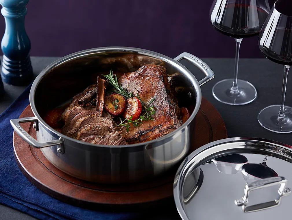 Flavour Revival Butterflied Leg of Lamb with Roasted Plums