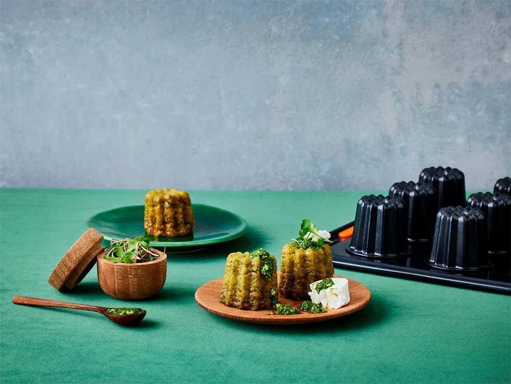 Green Roquette Cannelé