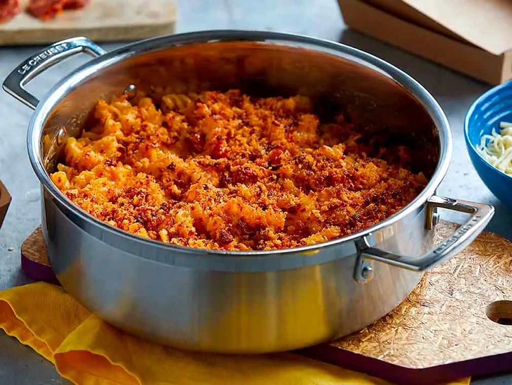 Super-sharer Smoky Chorizo Mac ’n’ Cheese