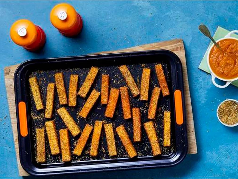 Smoked Paprika Polenta Chips