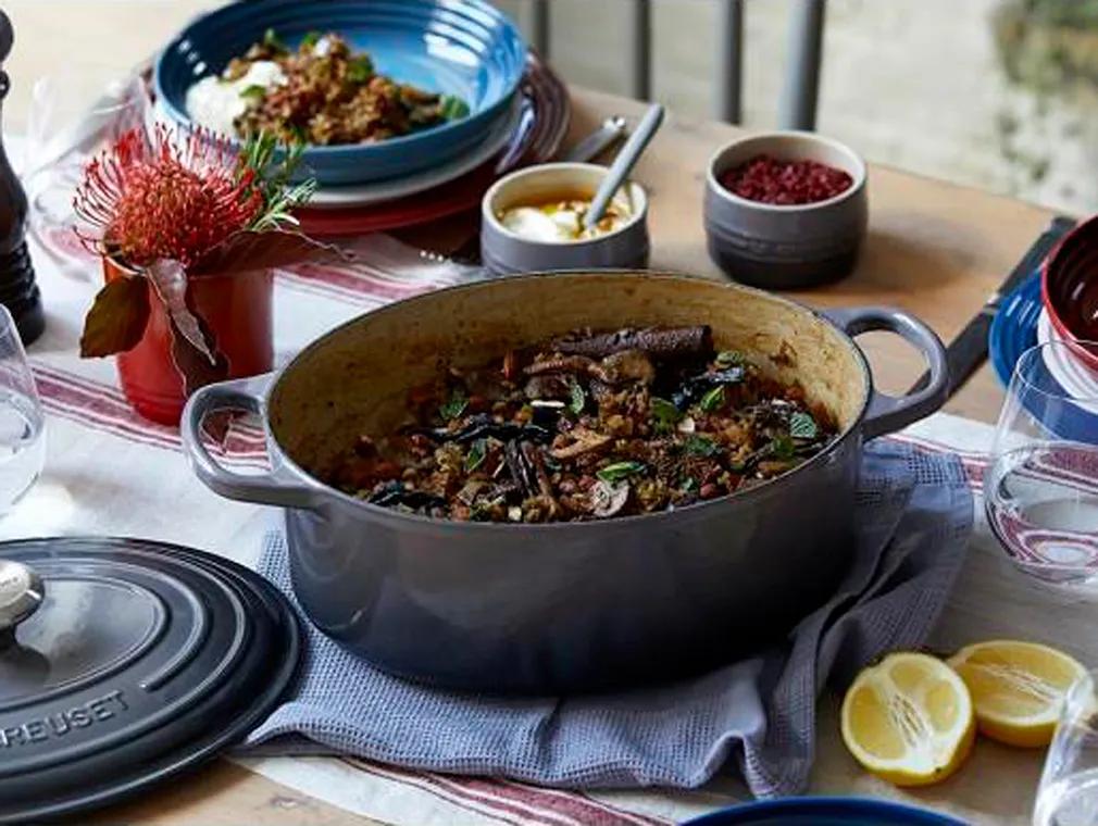 Wild Mushroom Pilaf