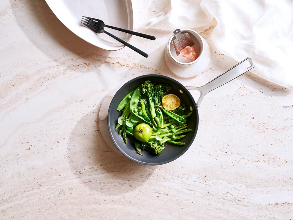 Lukewarm Vegetable Salad with Lemon