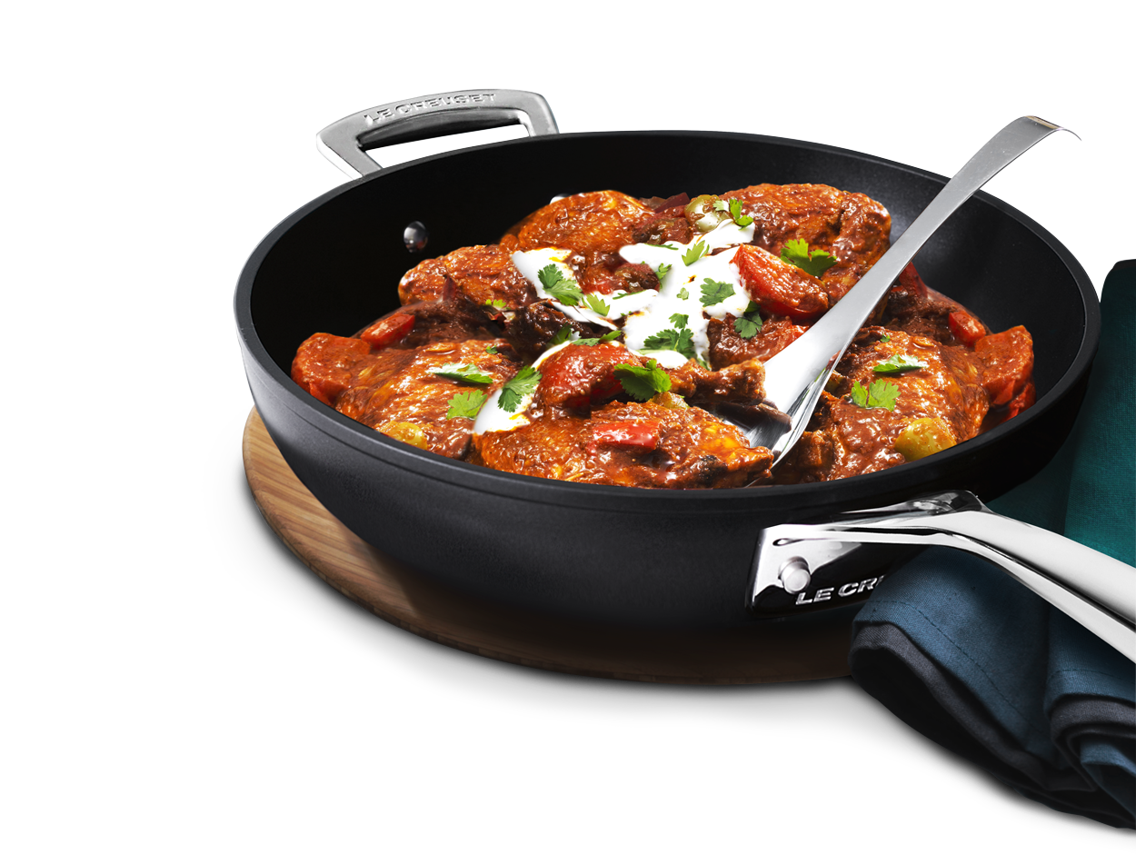 Le creuset non top stick frying pan