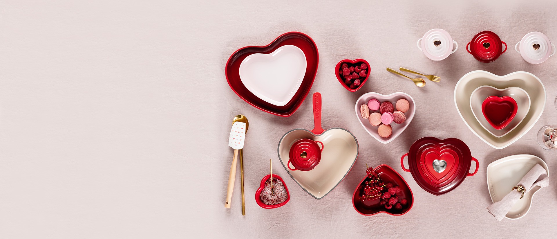 Le Creuset Valentine's Day Collection - Le Creuset Heart-Shaped Products