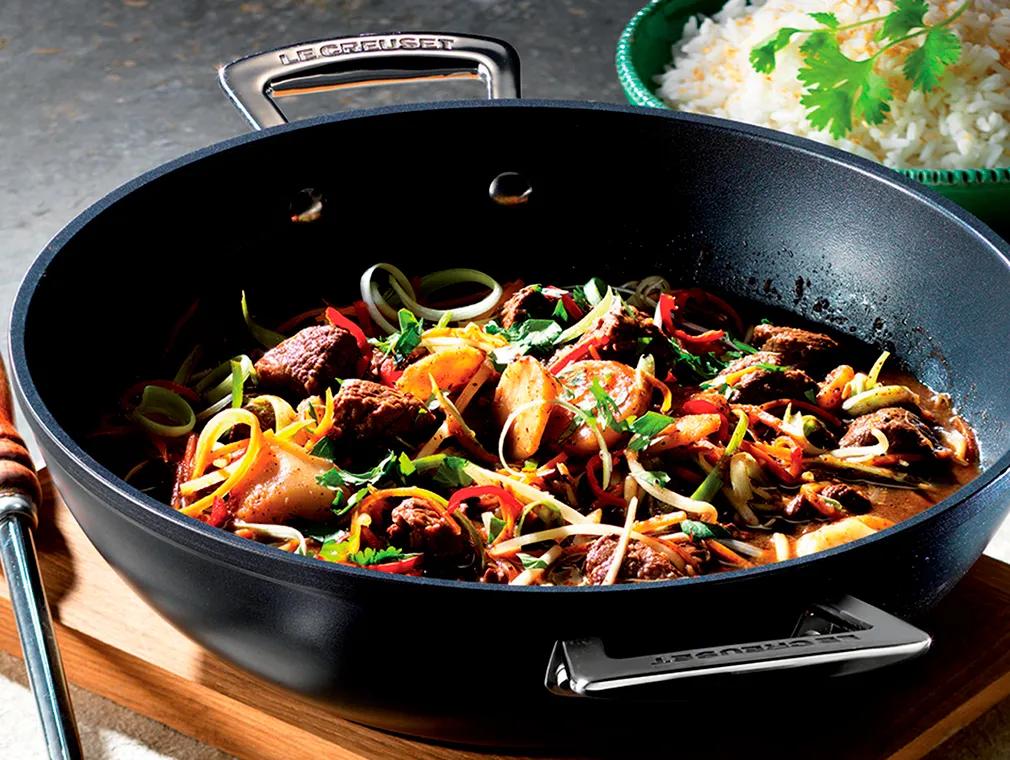 Hot Braised Lamb with Black Bean Paste and Vegetables