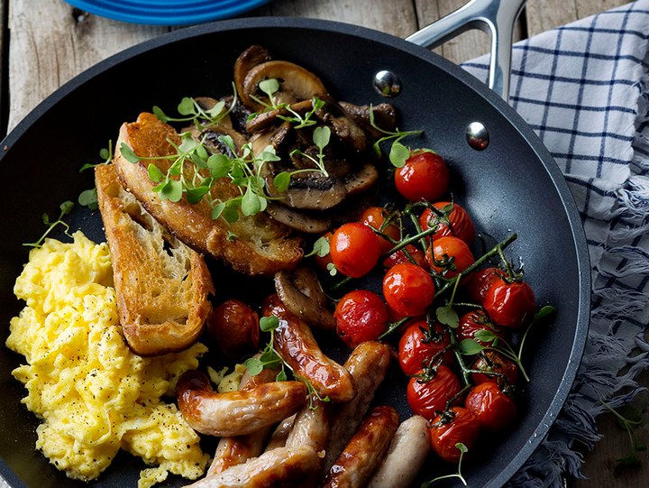 Breakfast frying shop pan