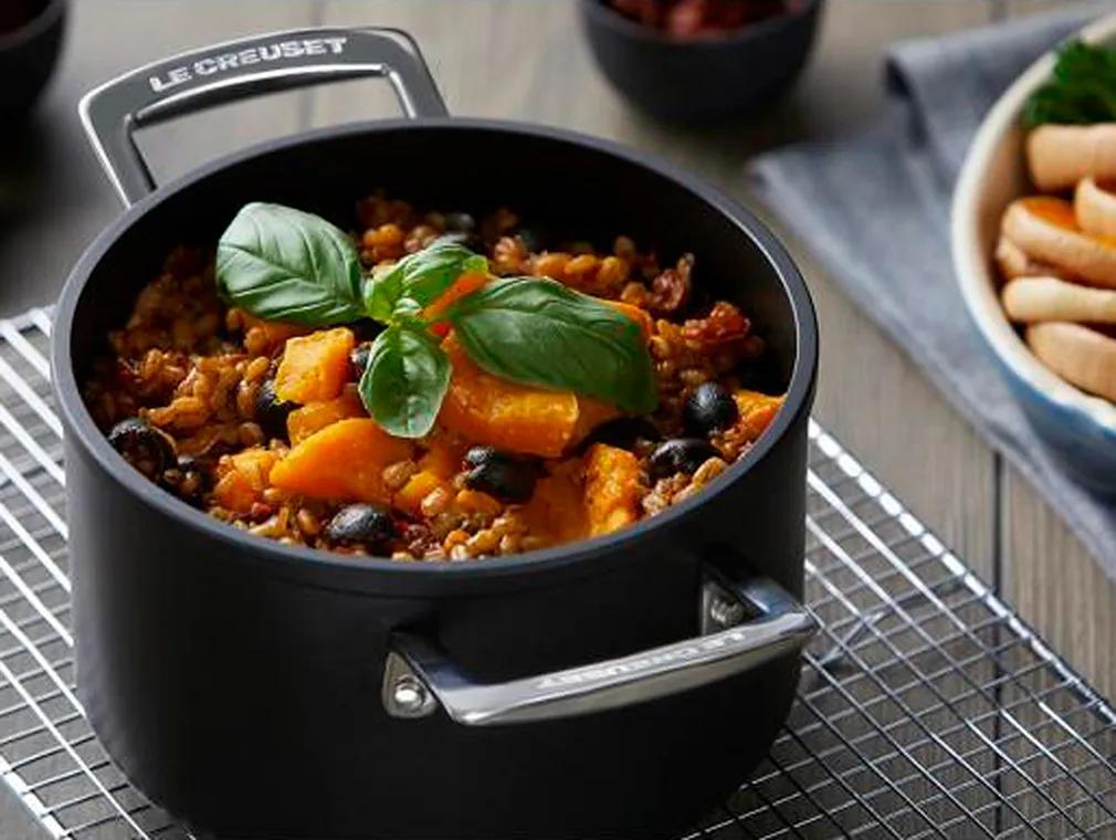 Pearl Barley Roasted Butternut Squash Pilaf