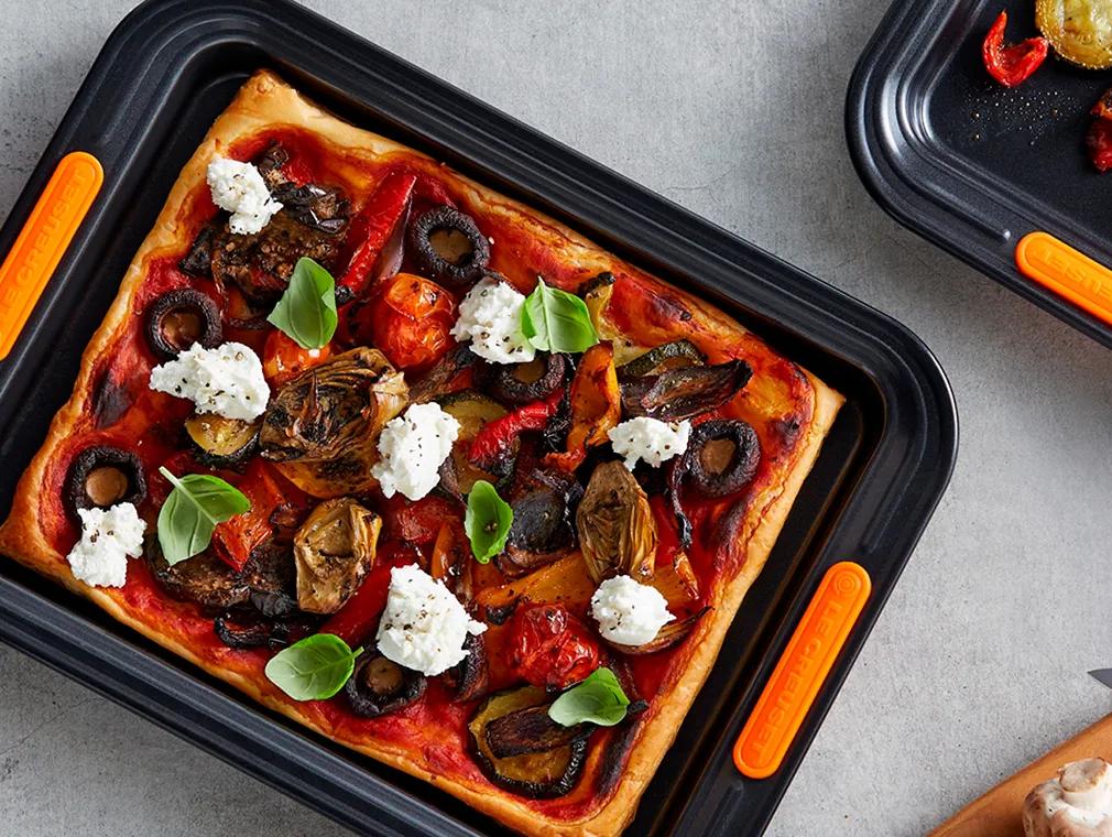 Roasted Vegetable and Goat’s Cheese Puff Pastry